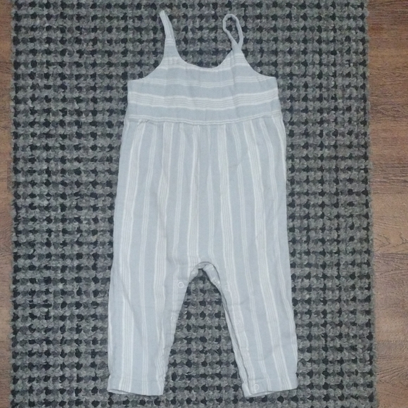 city mouse Other - Chic Striped White Kids Romper
